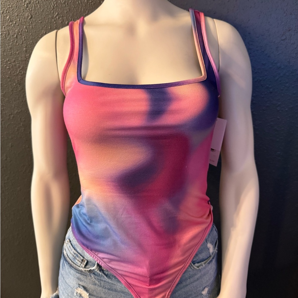 Tie dye bodysuit